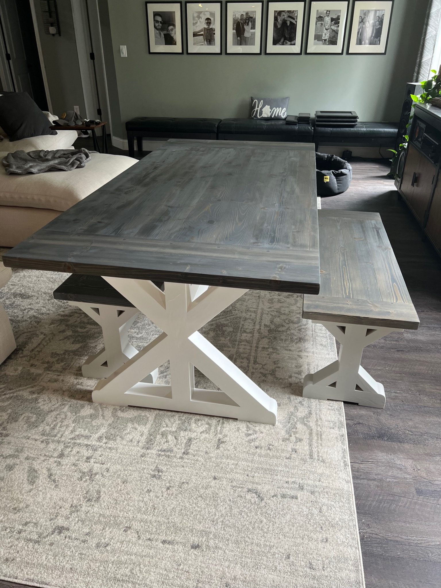 Farmhouse Table and Bench