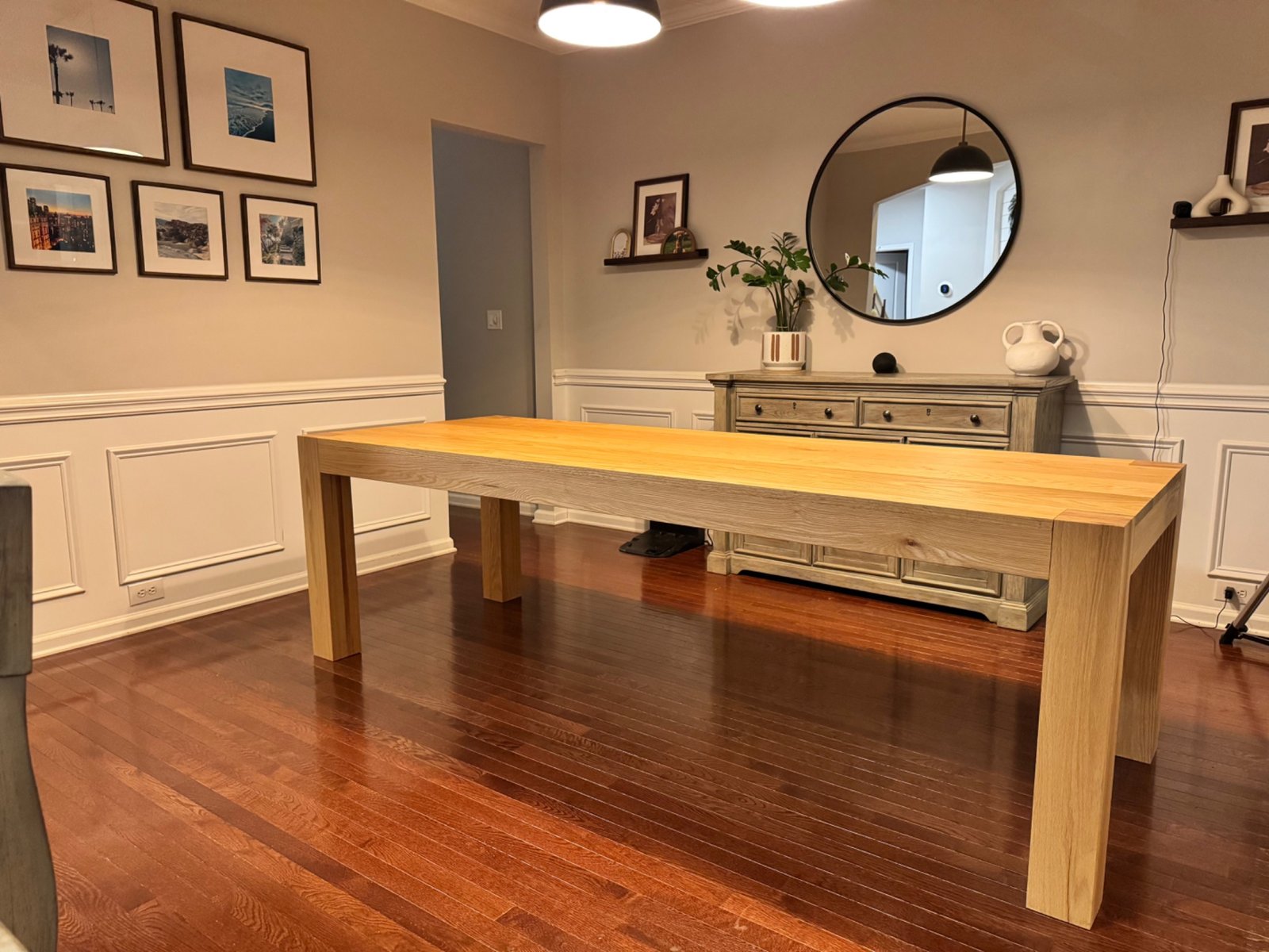 Solid Oak Dining Table