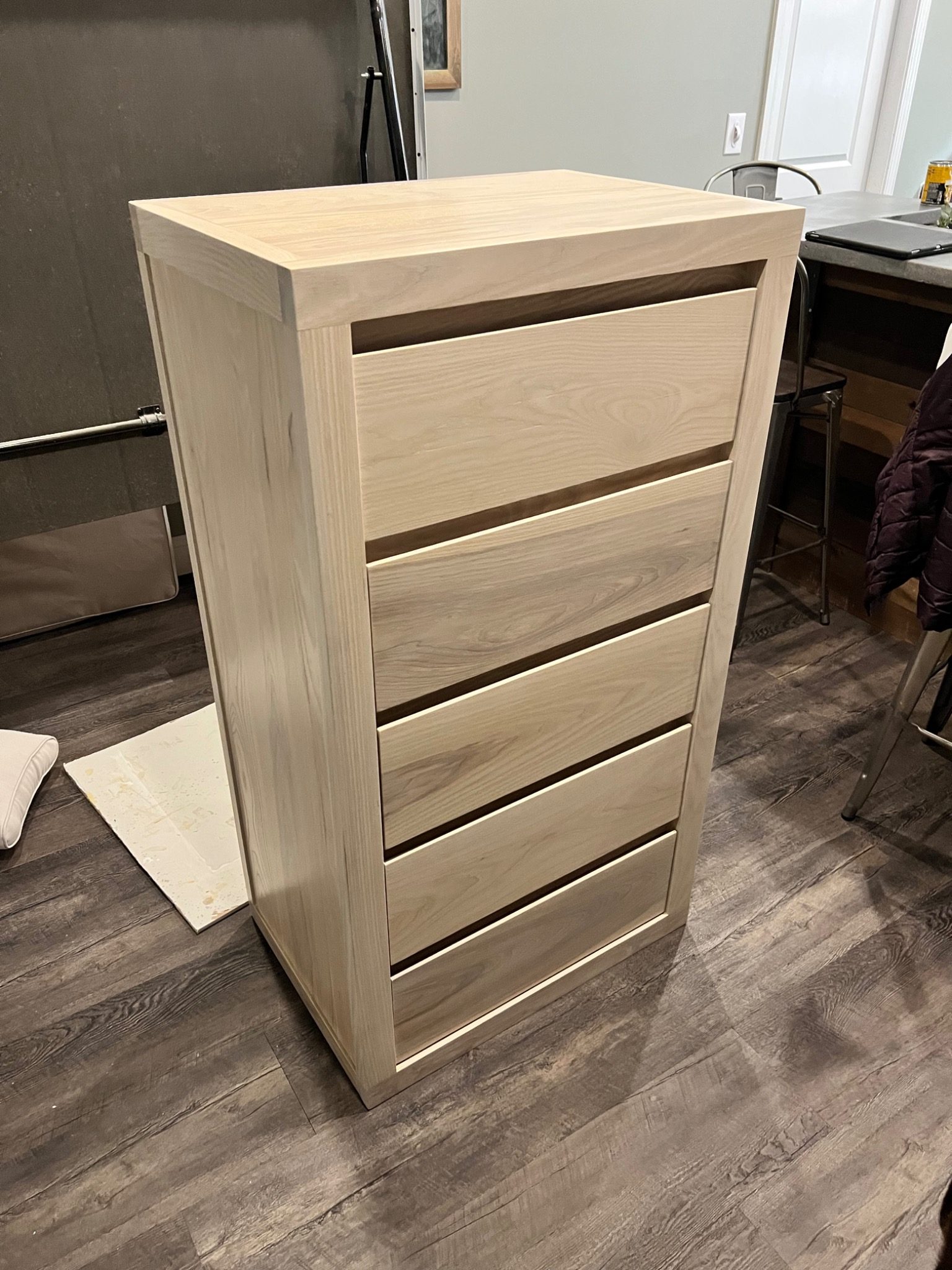White Oak Tallboy Dresser